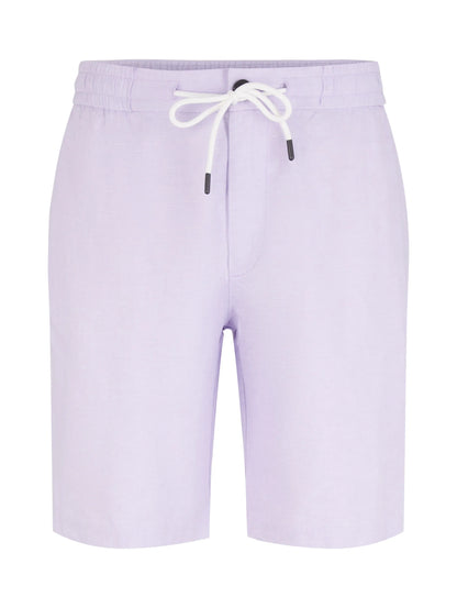 Denim Tom Tailor Lilac White Chambray Men Bermuda Shorts with Linen SKU: 1034984_31152 Image 08