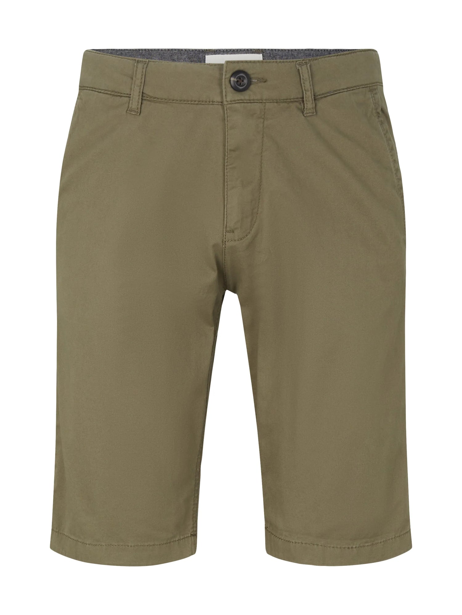 Tom Tailor Dusty Olive Green Men Chino Bermuda Shorts SKU: 1035037_10415 Image 08