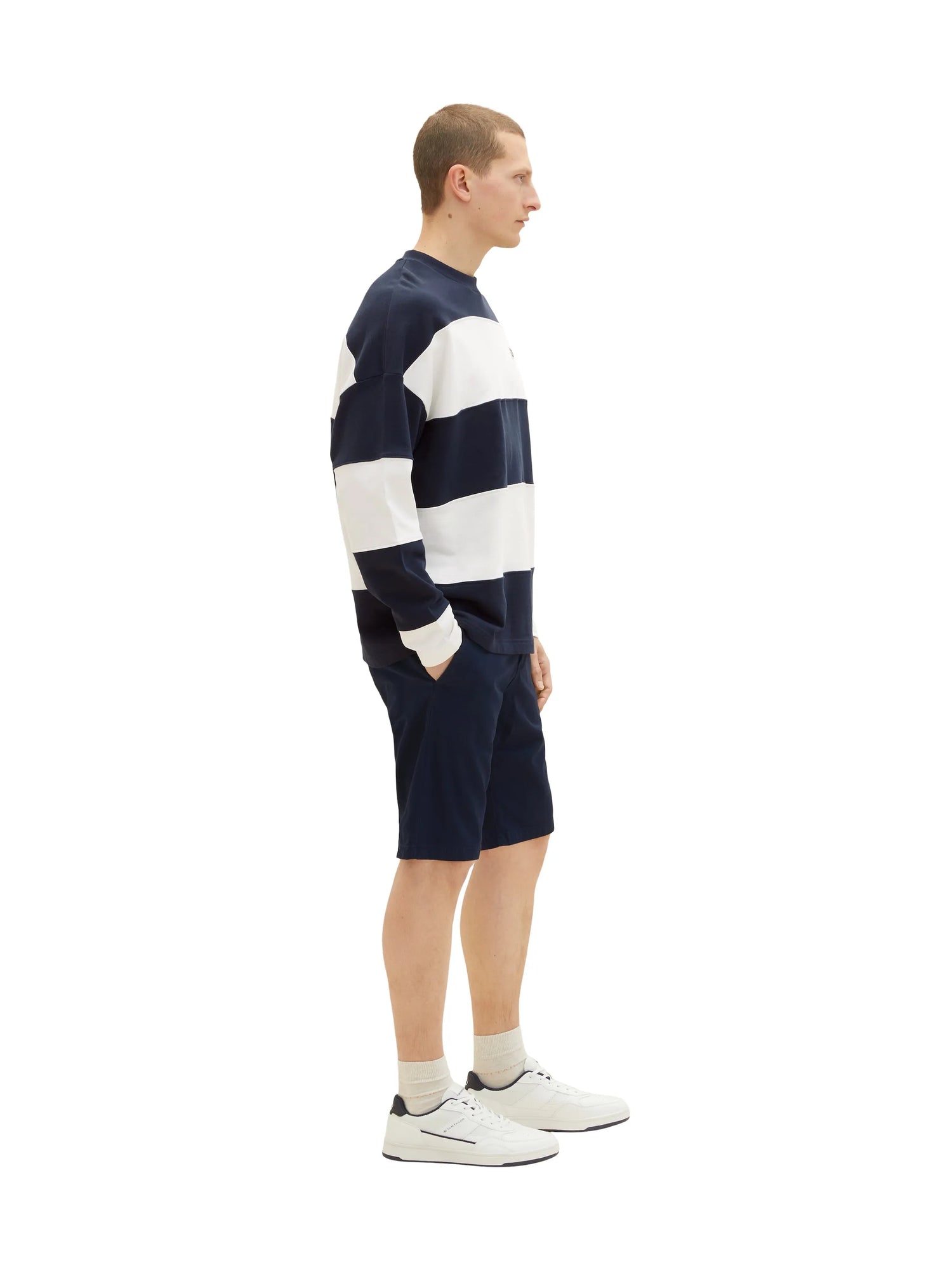 Tom Tailor Sky Captain Blue Men Chino Bermuda Shorts SKU: 1035037_10668 Image 02