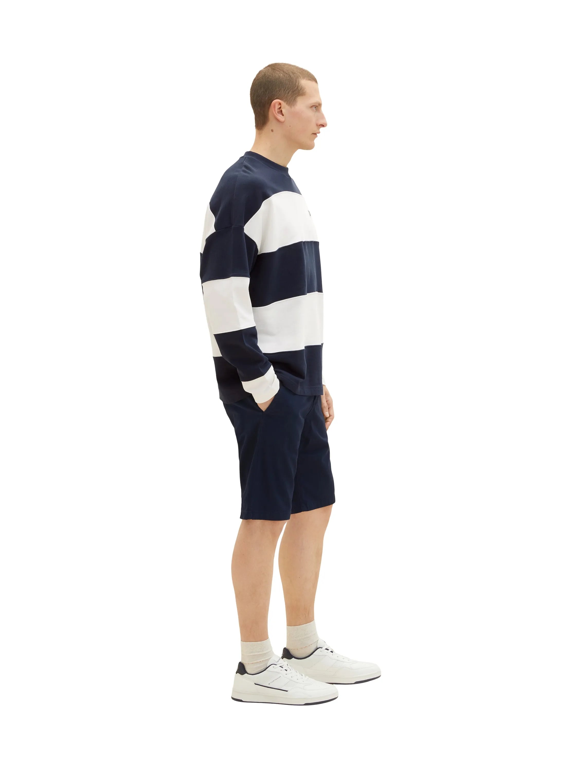 Tom Tailor Sky Captain Blue Men Chino Bermuda Shorts SKU: 1035037_10668 Image 02
