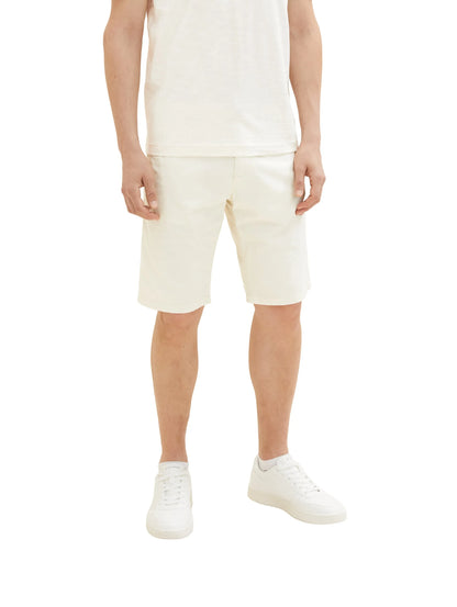Tom Tailor Creme Men Chino Bermuda Shorts SKU: 1035037_13808 Image 01