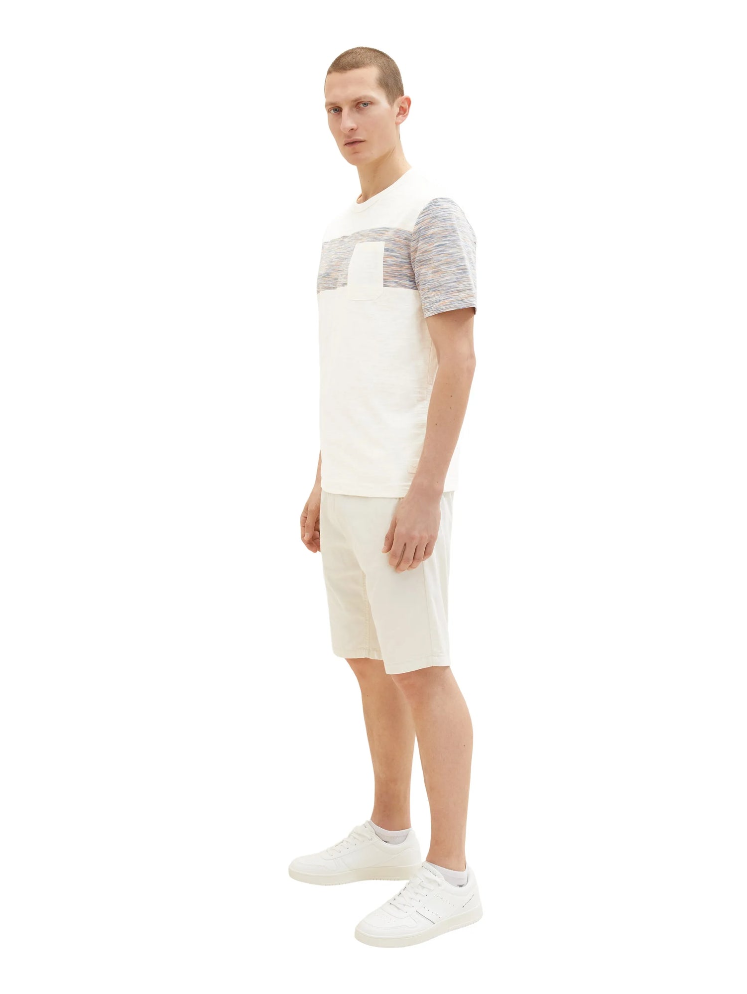 Tom Tailor Creme Men Chino Bermuda Shorts SKU: 1035037_13808 Image 02