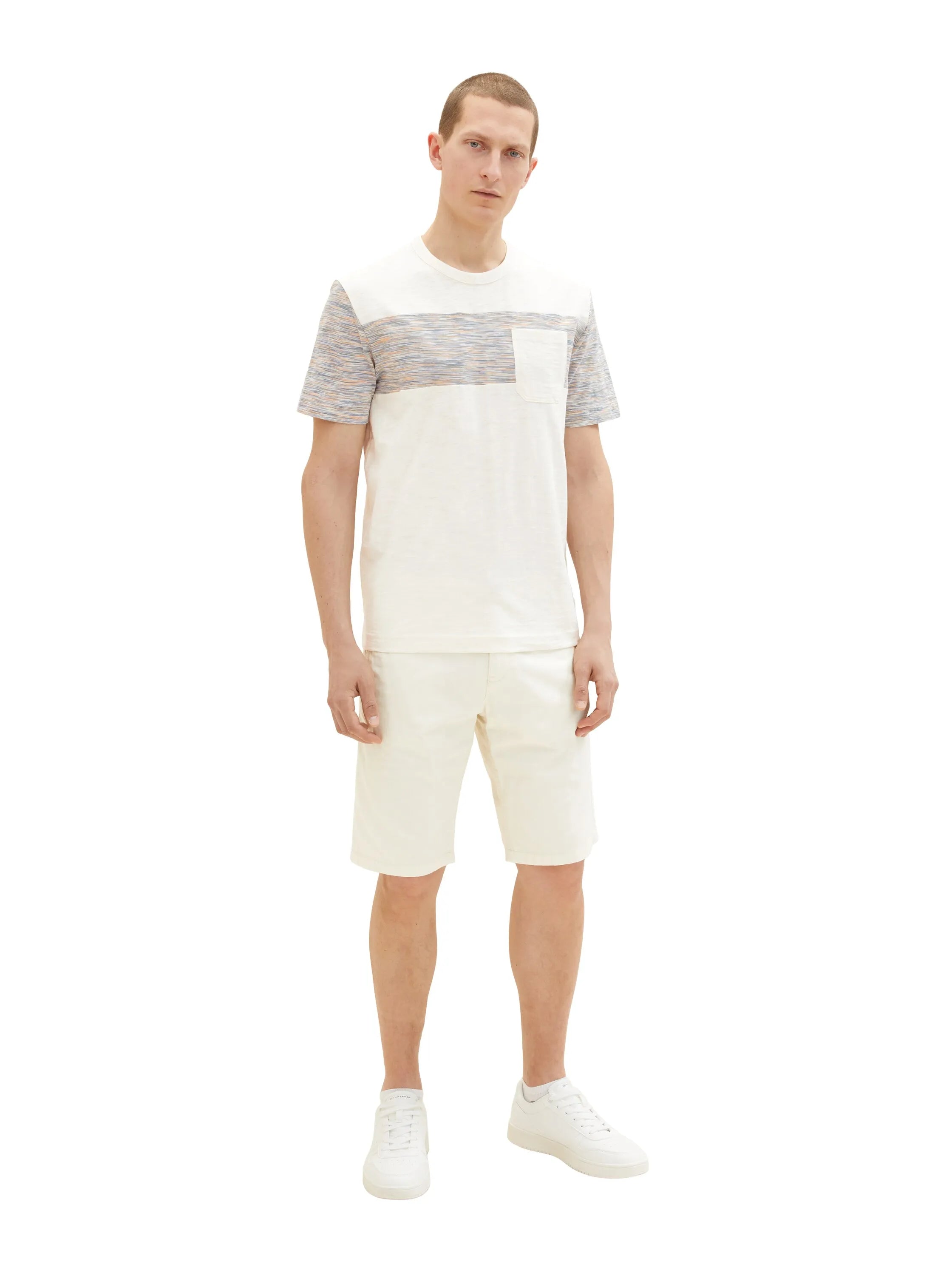 Tom Tailor Creme Men Chino Bermuda Shorts SKU: 1035037_13808 Image 06