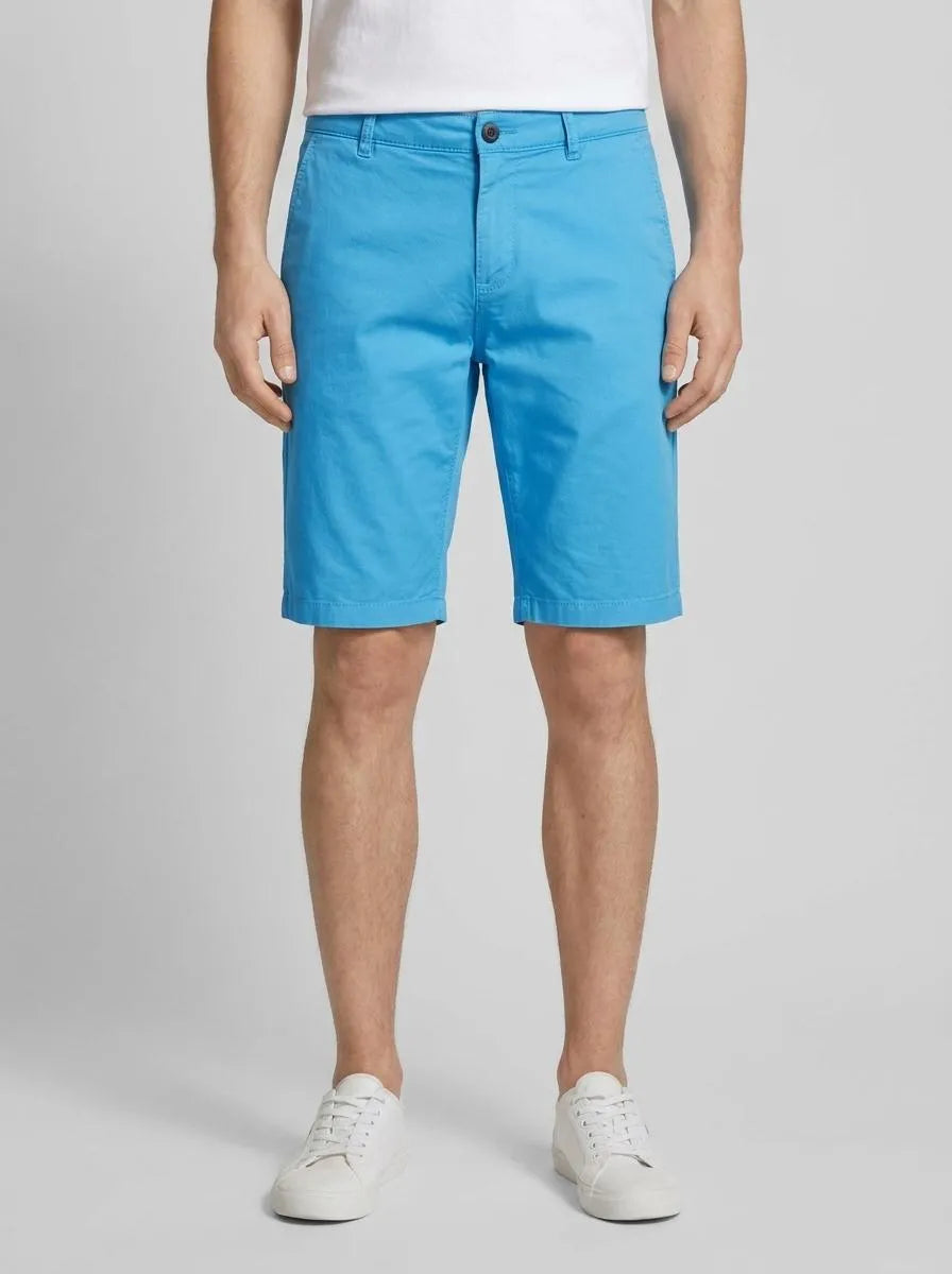 Tom Tailor Rainy Sky Blue Men Chino Bermuda Shorts SKU: 1035037_18395 Image 00