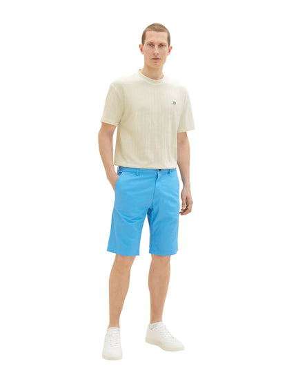 Tom Tailor Rainy Sky Blue Men Chino Bermuda Shorts SKU: 1035037_18395 Image 03