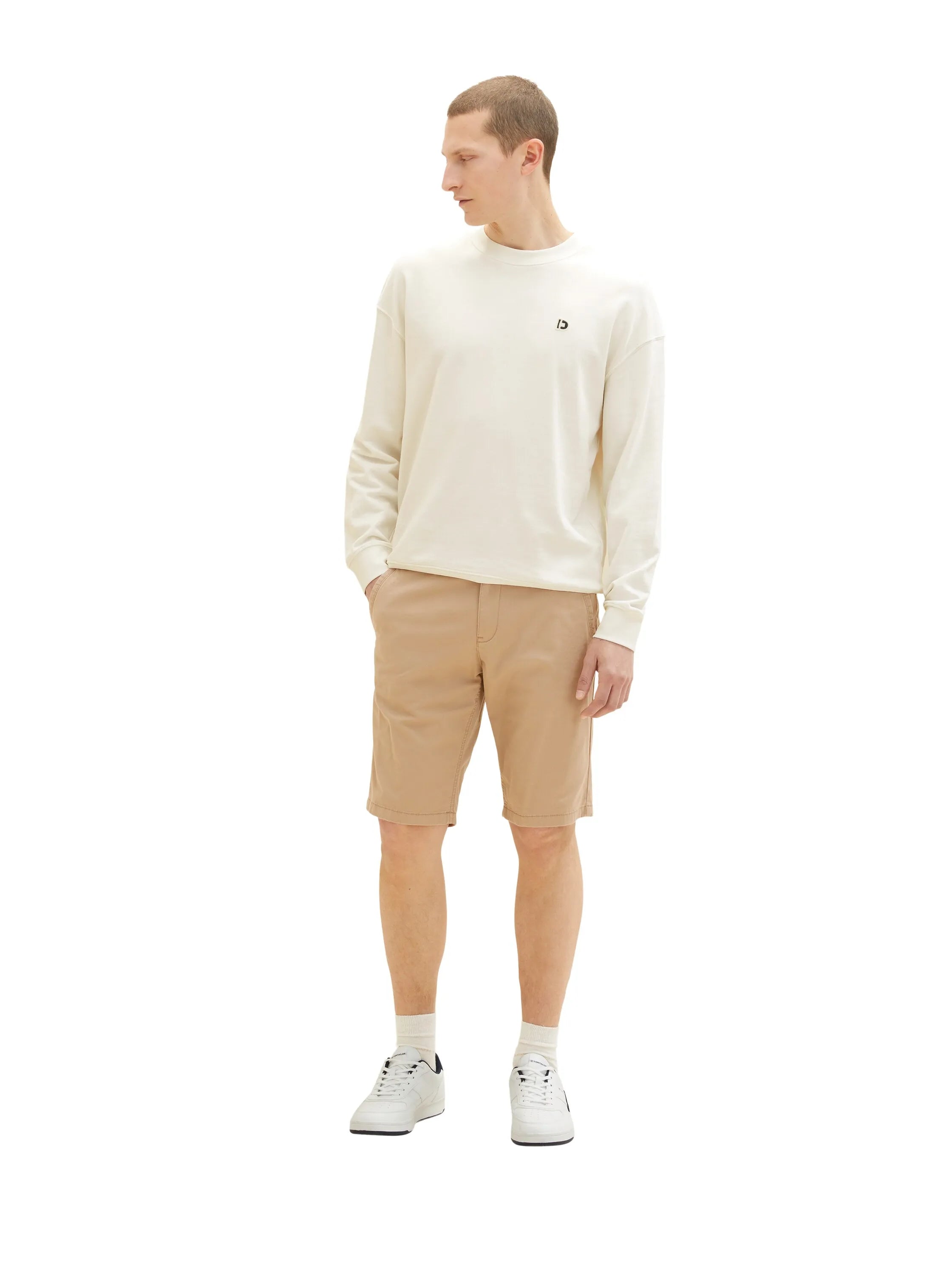 Tom Tailor Desert Fawn Men Chino Bermuda Shorts SKU: 1035037_24048 Image 03