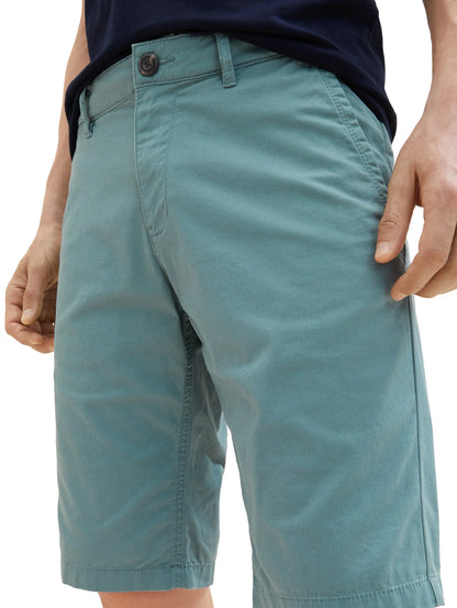 Tom Tailor Deep Bluish Green Men Chino Bermuda Shorts SKU: 1035037_30105 Image 05