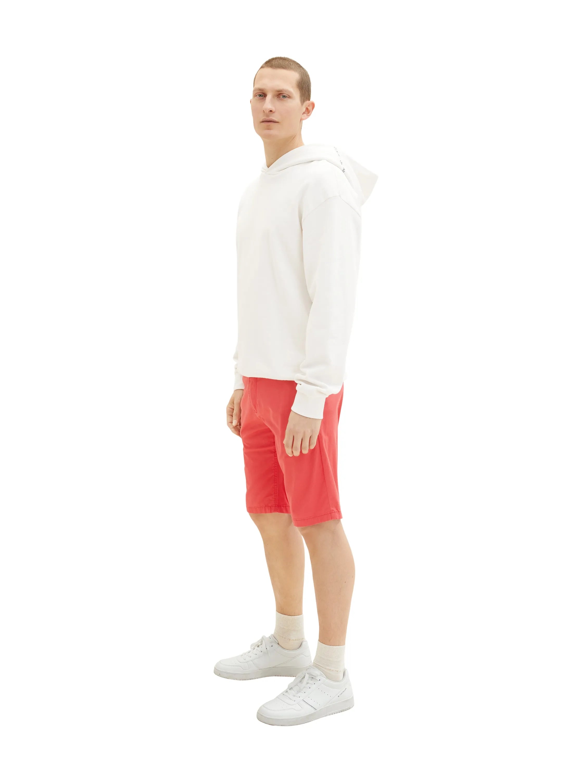 Tom Tailor Soft Berry Red Men Chino Bermuda Shorts SKU: 1035037_31045 Image 02