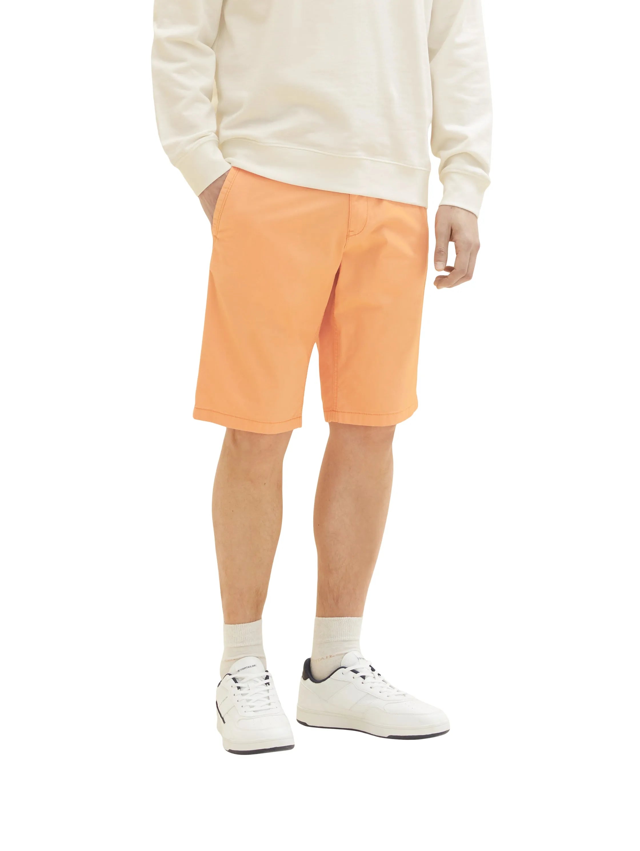 Tom Tailor Copper Orange Men Chino Bermuda Shorts SKU: 1035037_31191 Image 01