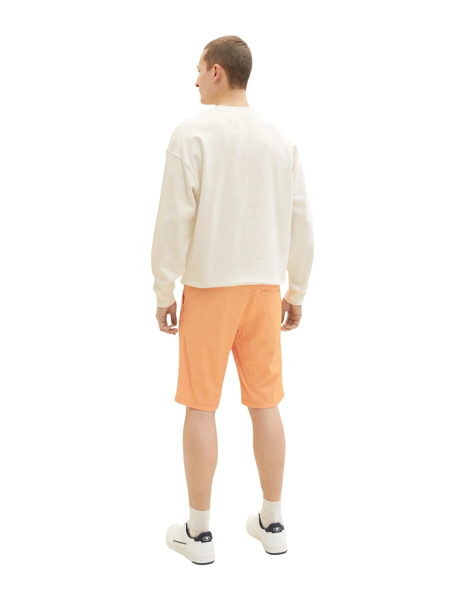 Tom Tailor Copper Orange Men Chino Bermuda Shorts SKU: 1035037_31191 Image 04