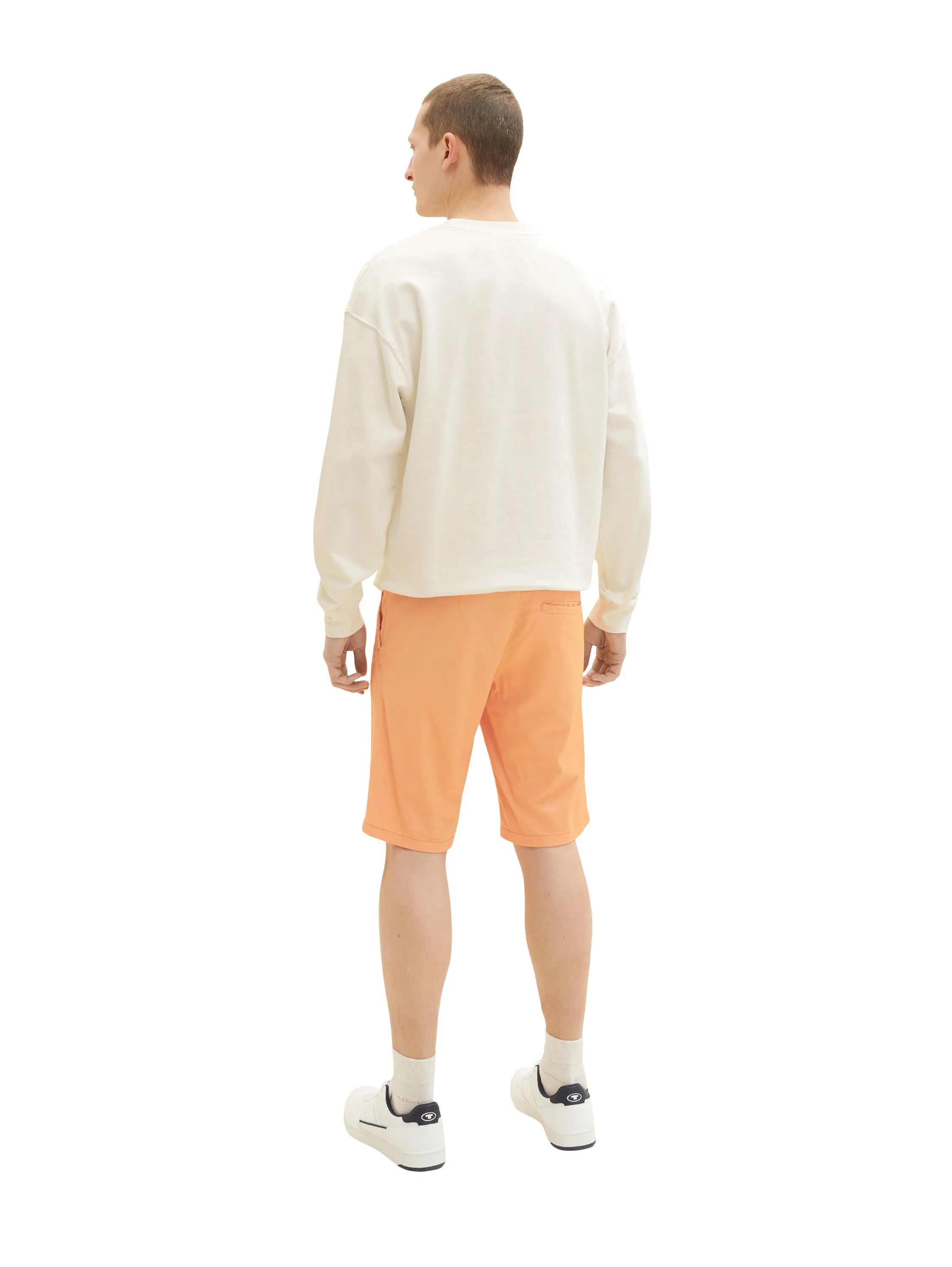 Tom Tailor Copper Orange Men Chino Bermuda Shorts SKU: 1035037_31191 Image 04