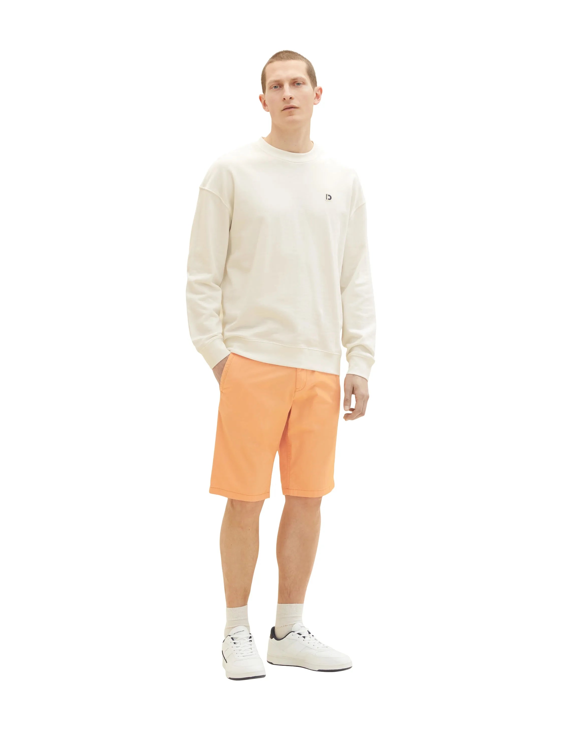 Tom Tailor Copper Orange Men Chino Bermuda Shorts SKU: 1035037_31191 Image 06