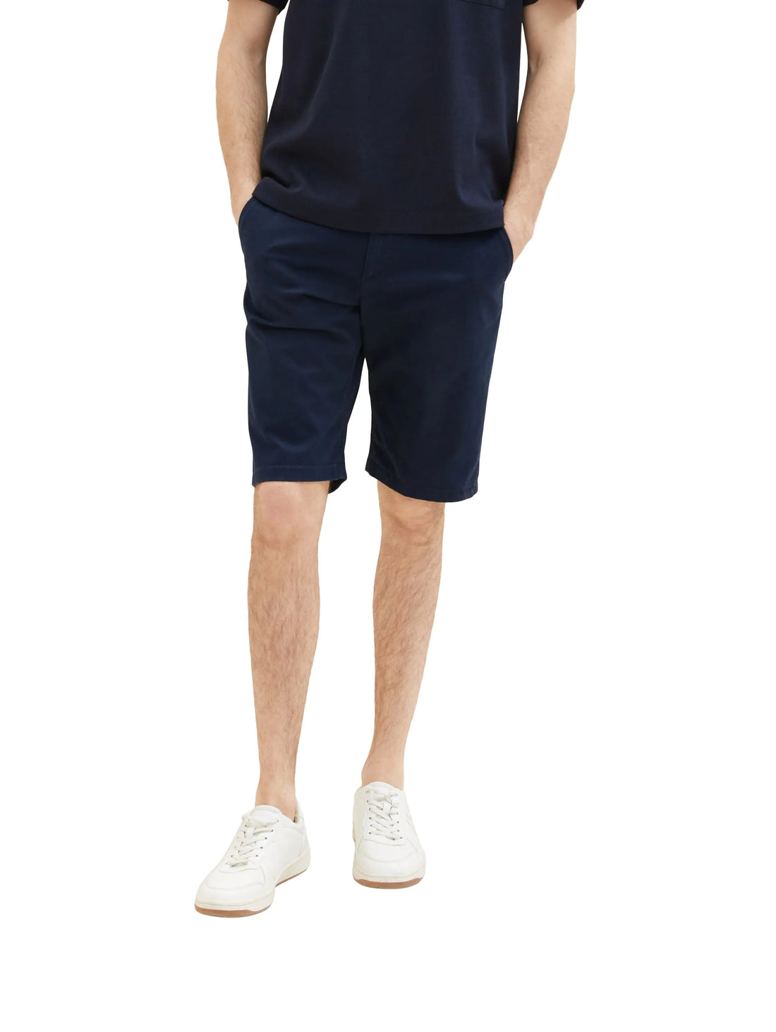 Tom Tailor Sky Captain Blue Men Chino Shorts SKU: 1035039_10668 Image 01