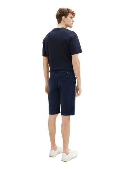 Tom Tailor Sky Captain Blue Men Chino Shorts SKU: 1035039_10668 Image 04