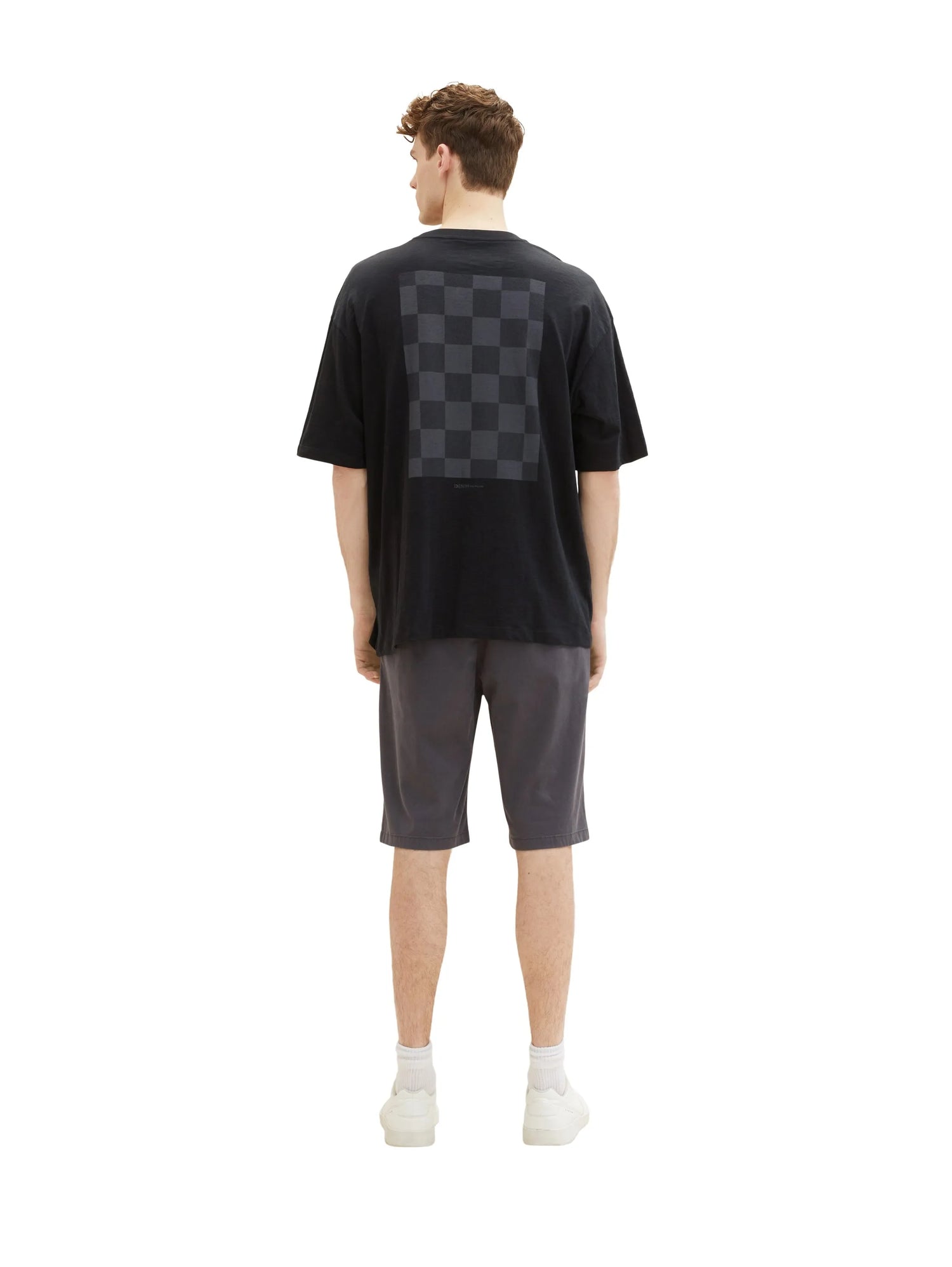 Tom Tailor Tarmac Grey Men Chino Shorts SKU: 1035039_10899 Image 04