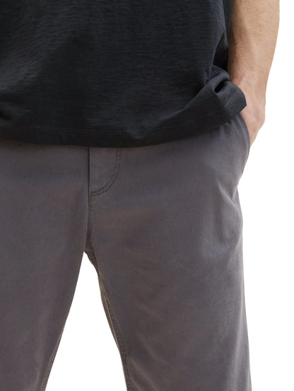 Tom Tailor Tarmac Grey Men Chino Shorts SKU: 1035039_10899 Image 06