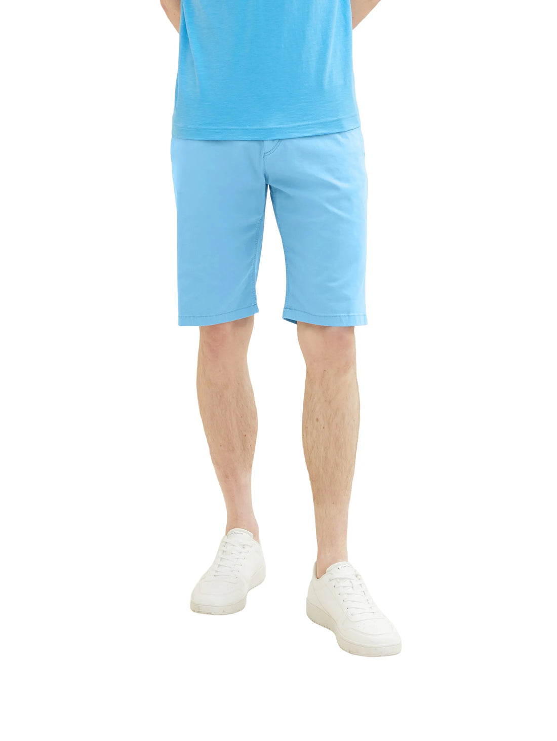 Tom Tailor Rainy Sky Blue Men Chino Shorts SKU: 1035039_18395 Image 01