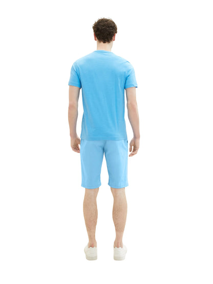 Tom Tailor Rainy Sky Blue Men Chino Shorts SKU: 1035039_18395 Image 04