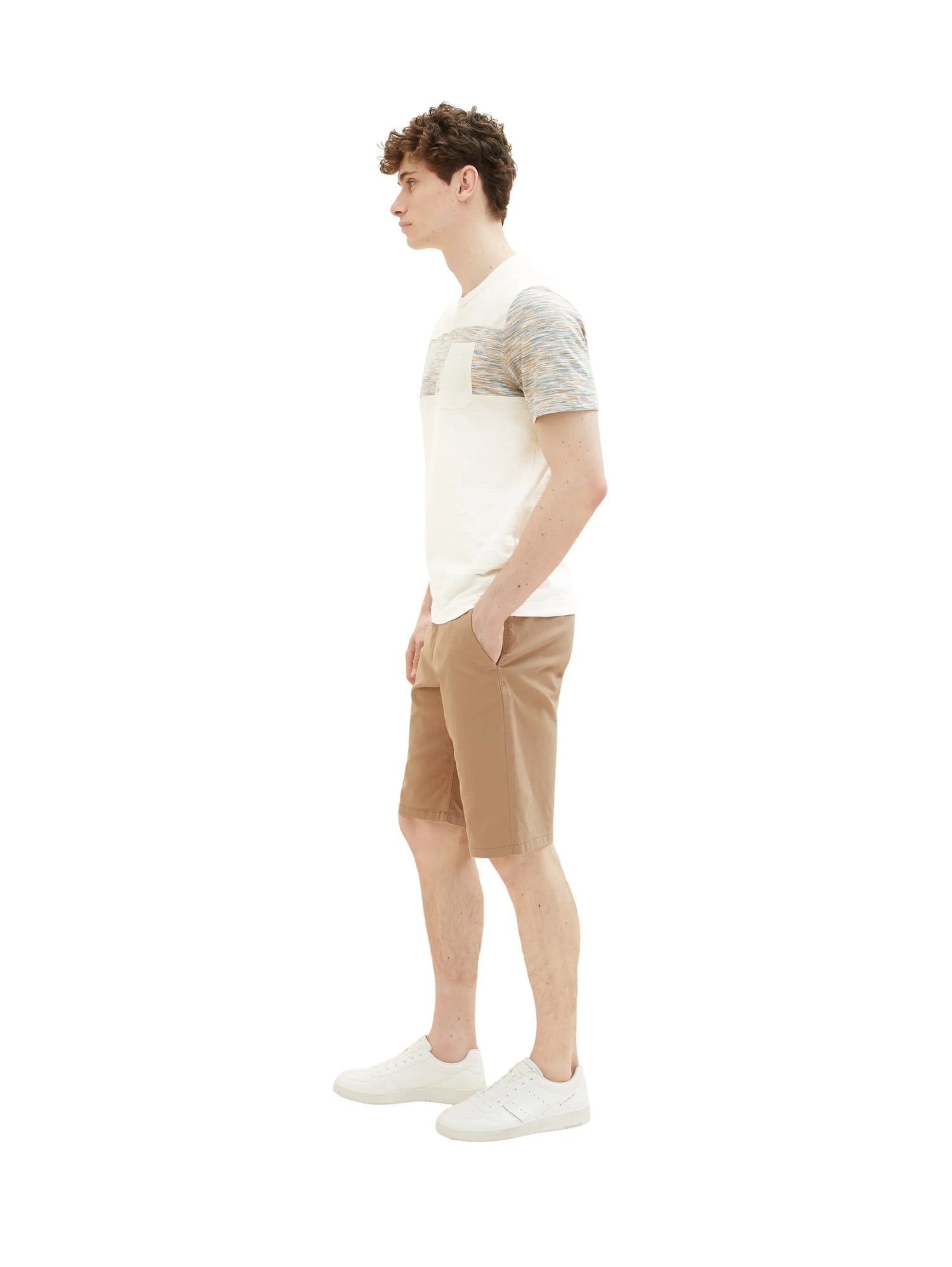 Tom Tailor Desert Fawn Men Chino Shorts SKU: 1035039_24048 Image 02