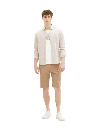 Tom Tailor Desert Fawn Men Chino Shorts SKU: 1035039_24048 Image 03