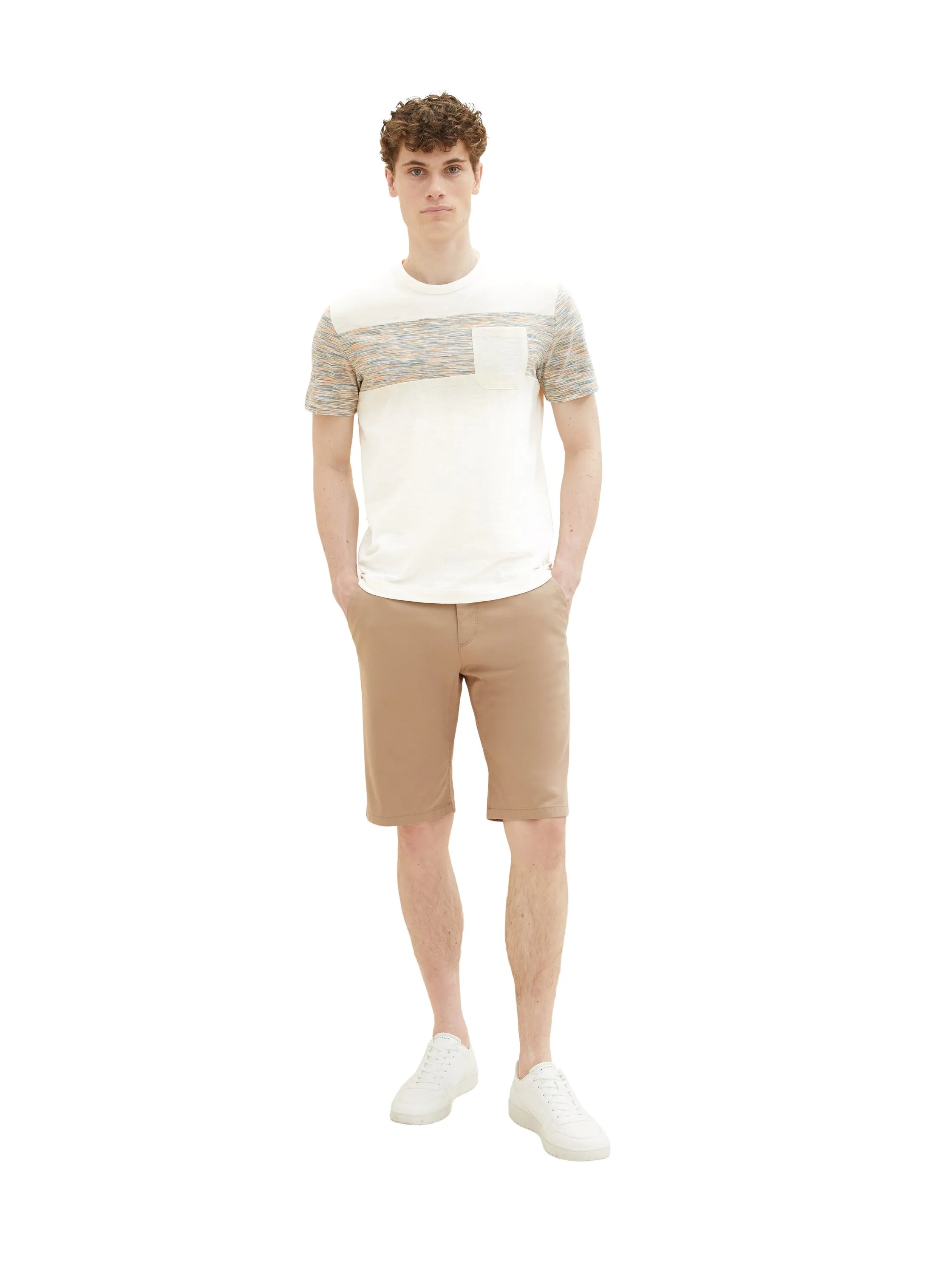 Tom Tailor Desert Fawn Men Chino Shorts SKU: 1035039_24048 Image 05