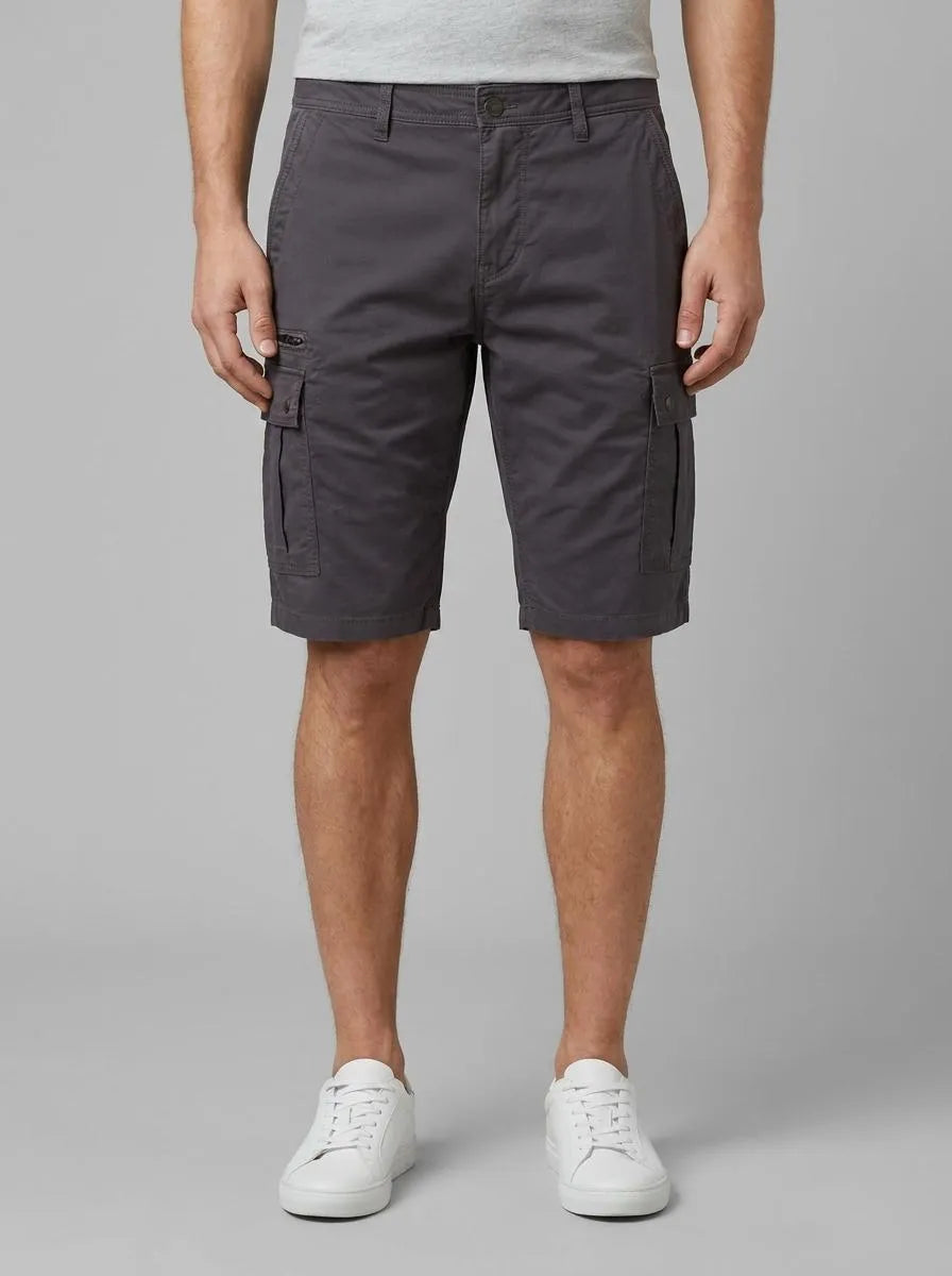 Tom Tailor Tarmac Grey Men Cargo Shorts SKU: 1035040_10899 Image 00