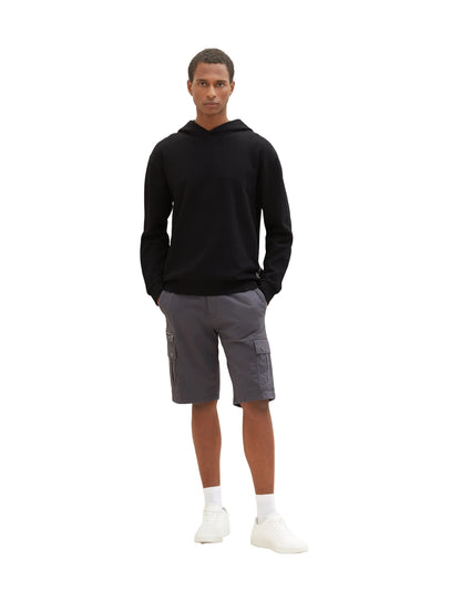 Tom Tailor Tarmac Grey Men Cargo Shorts SKU: 1035040_10899 Image 06
