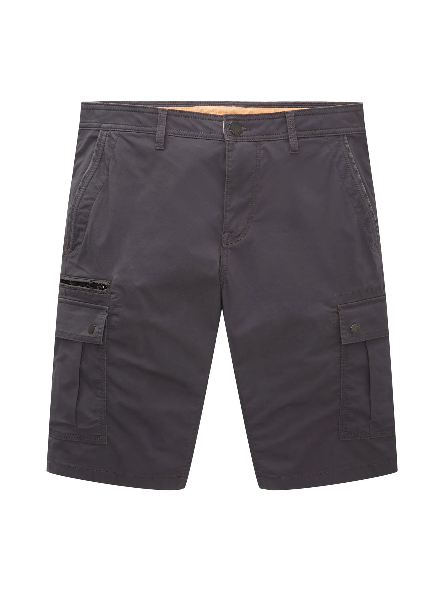 Tom Tailor Tarmac Grey Men Cargo Shorts SKU: 1035040_10899 Image 08