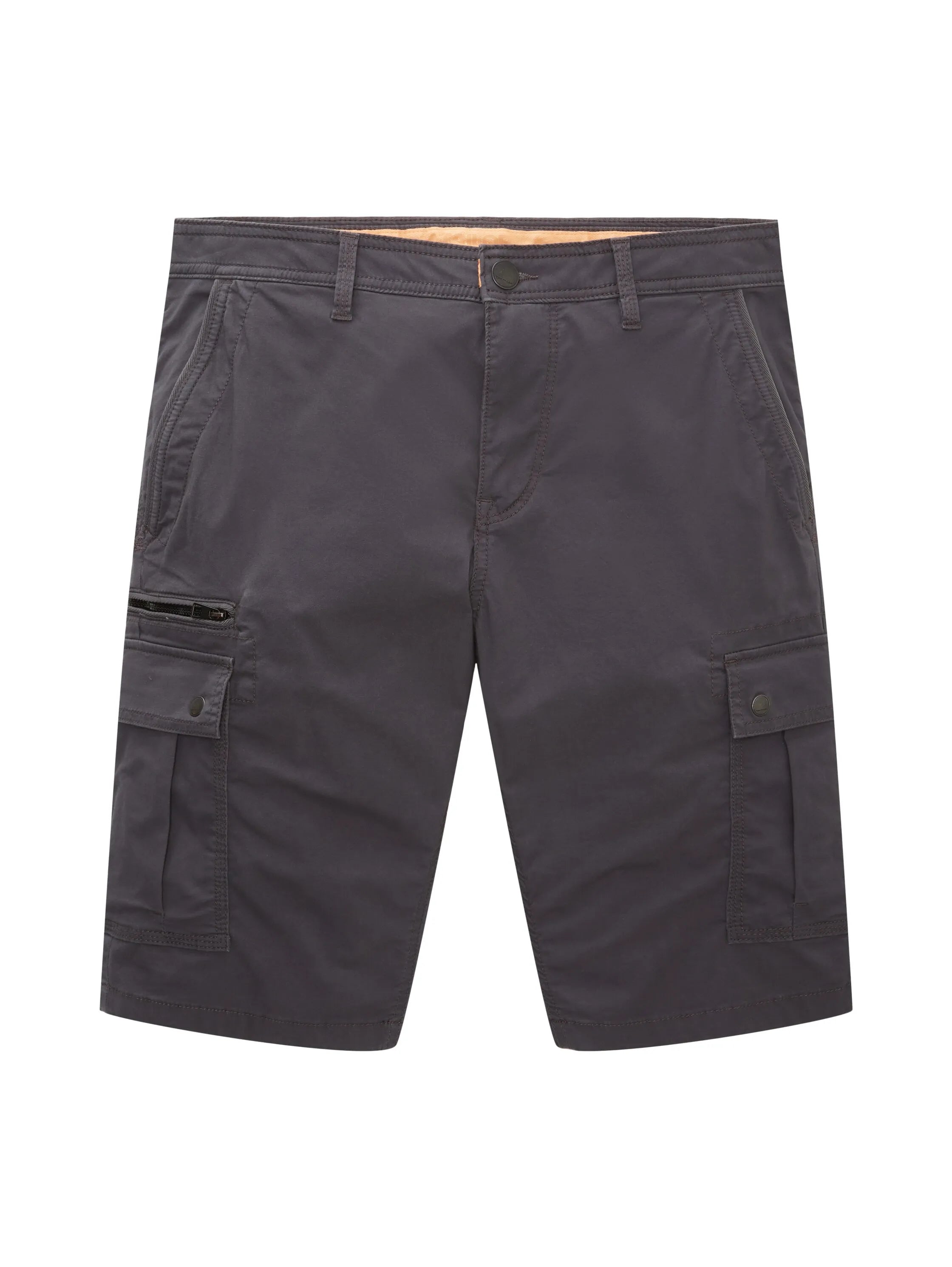 Tom Tailor Tarmac Grey Men Cargo Shorts SKU: 1035040_10899 Image 08