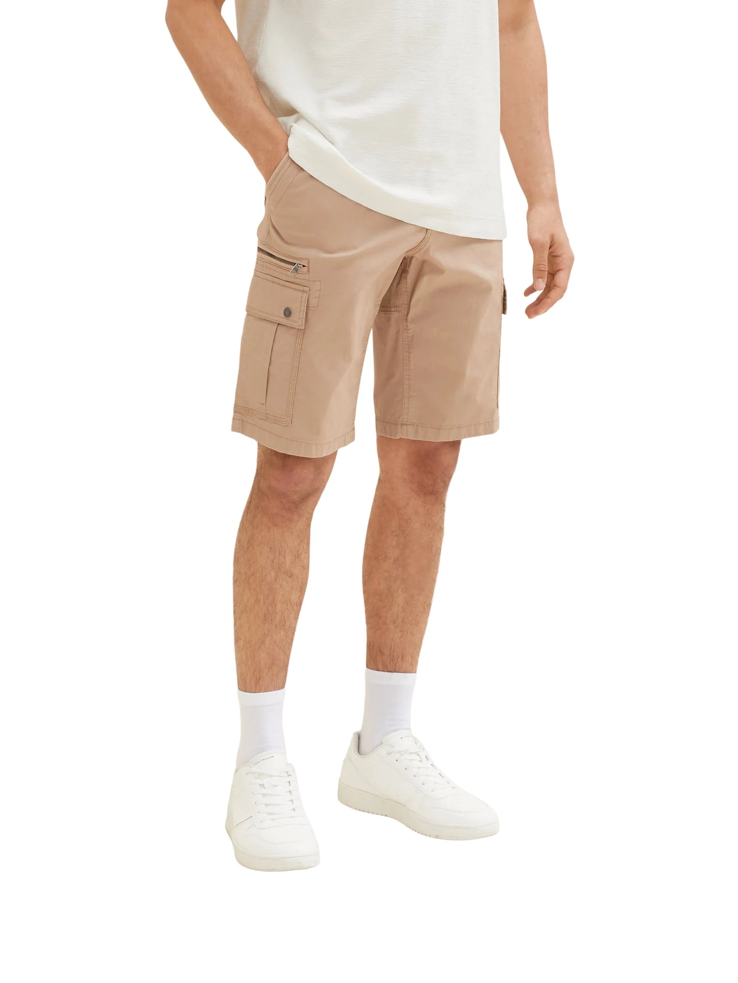 Tom Tailor Desert Fawn Men Cargo Shorts SKU: 1035040_24048 Image 01