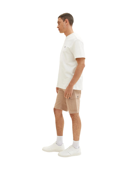 Tom Tailor Desert Fawn Men Cargo Shorts SKU: 1035040_24048 Image 02