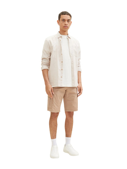 Tom Tailor Desert Fawn Men Cargo Shorts SKU: 1035040_24048 Image 03