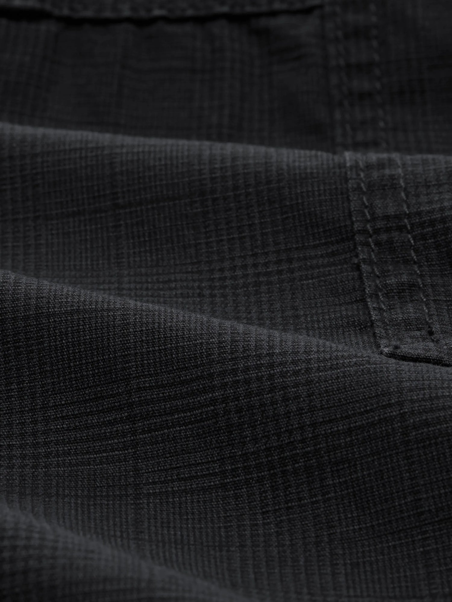 Tom Tailor Navy Check Men Patterned Cargo Shorts SKU: 1035042_31293 Image 07