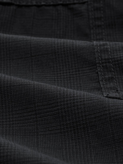 Tom Tailor Navy Check Men Patterned Cargo Shorts SKU: 1035042_31293 Image 07