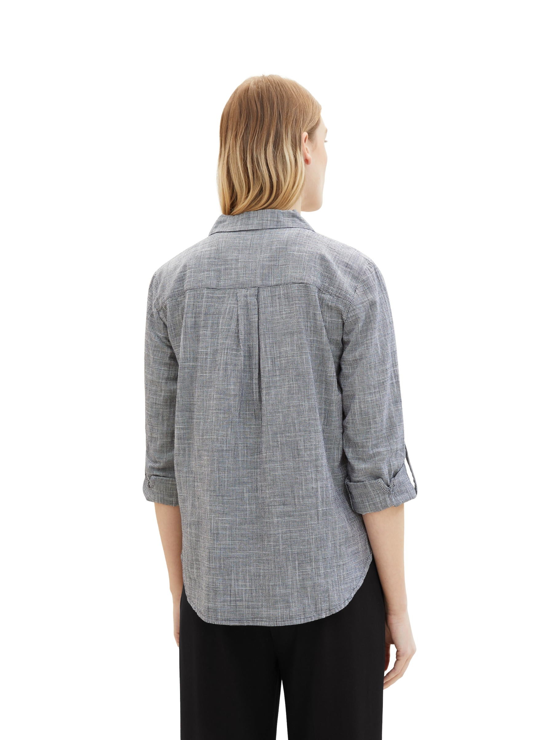 Blouse With Slub Structure_1035247_10668_04