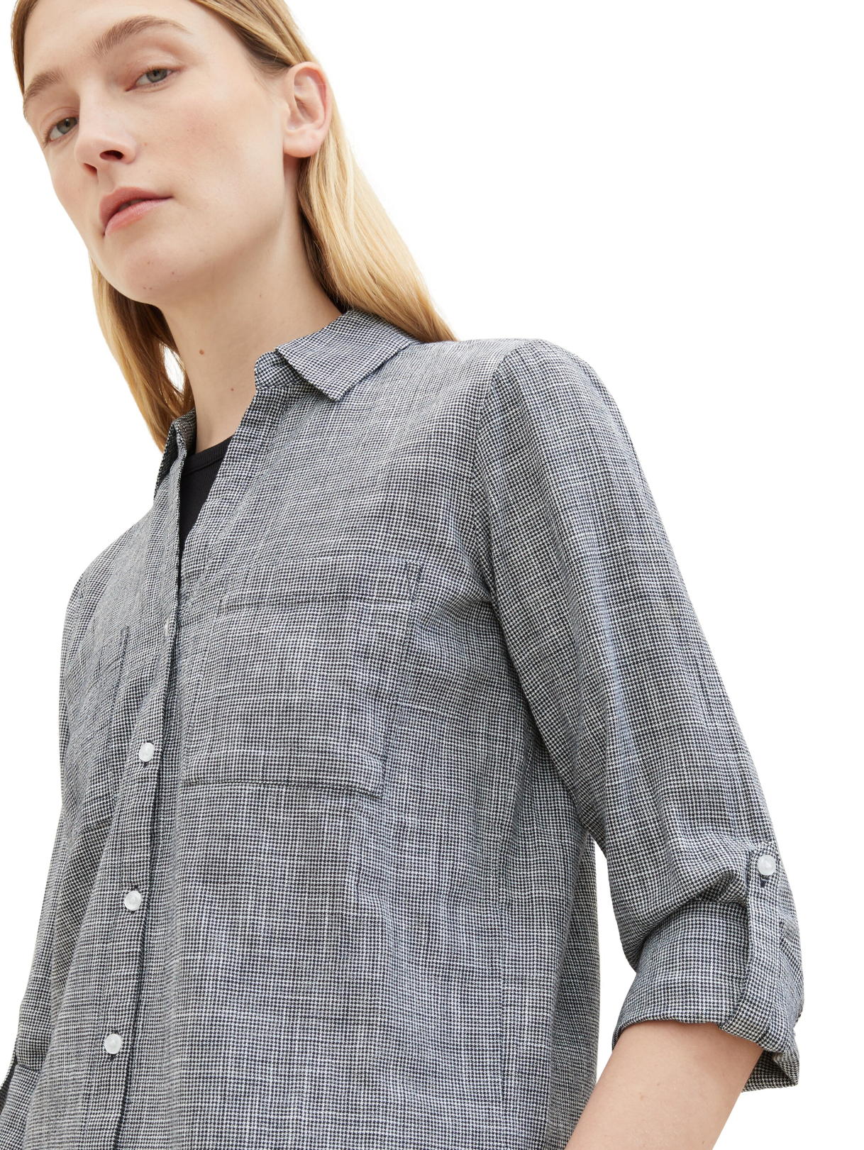 Blouse With Slub Structure_1035247_10668_05