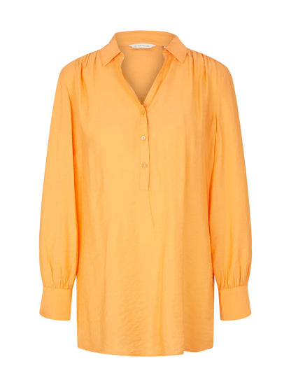 Tom Tailor Bright Mango Orange Women Long-Cut Blouse SKU: 1035253_29751 Image 07