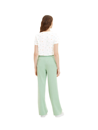 Tom Tailor Offwhite Abstract Dot Print Women T-Shirt with a Print SKU: 1035378_31577 Image 03