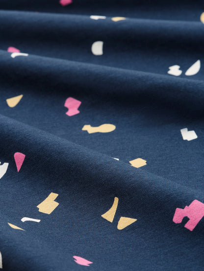 Tom Tailor Navy Geo Shapes Design Women T-Shirt with a Print SKU: 1035378_31790 Image 06