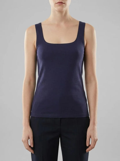 Tom Tailor Atlantic Ocean Blue Women Top with a Square Neckline SKU: 1035393_11331 Image 00