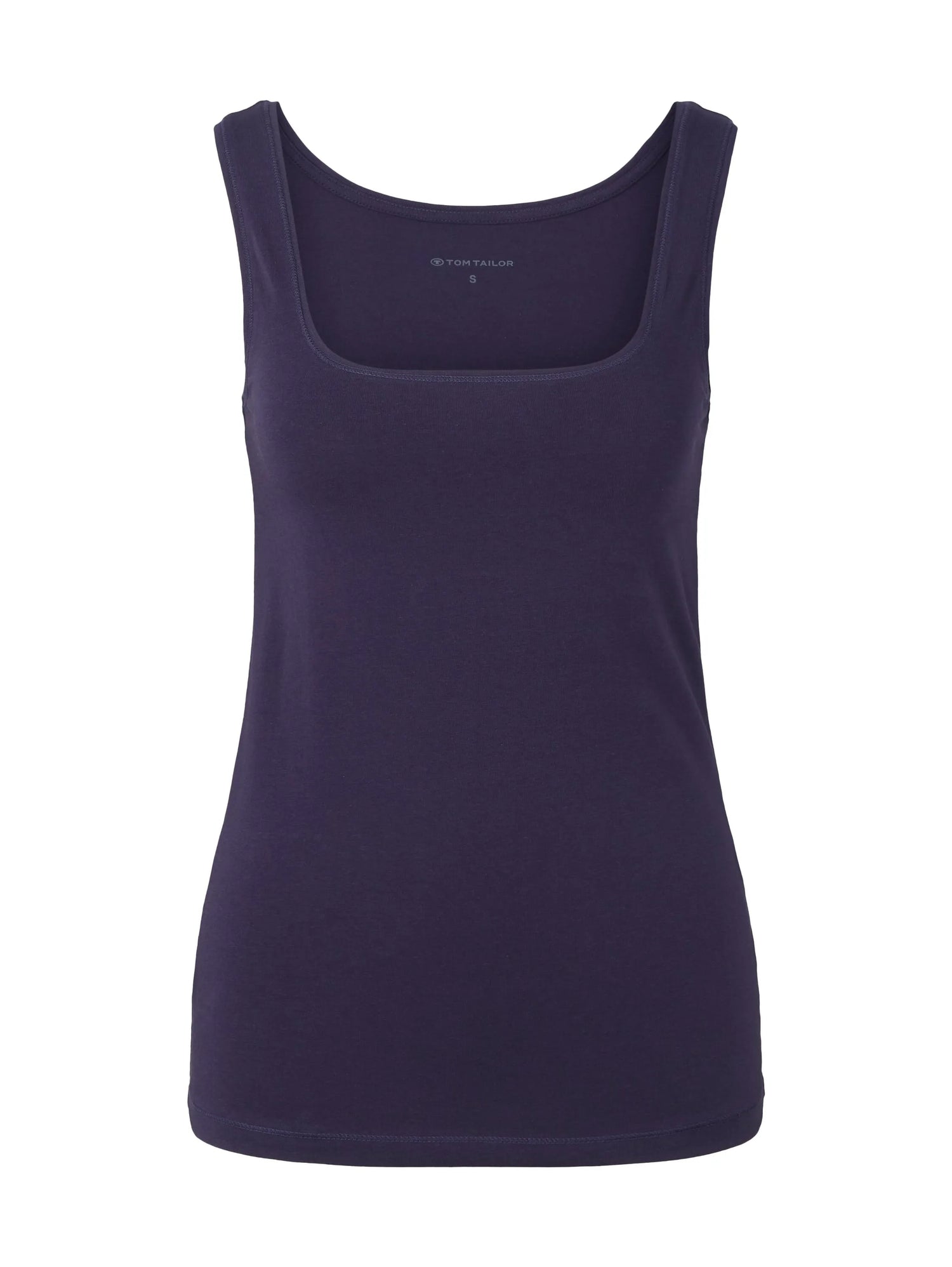 Tom Tailor Atlantic Ocean Blue Women Top with a Square Neckline SKU: 1035393_11331 Image 07