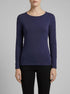 Tom Tailor Atlantic Ocean Blue Women Basic Long-Sleeved Shirt SKU: 1035396_11331 Image 00