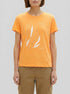 Tom Tailor Bright Mango Orange Women T-Shirt with a Print SKU: 1035470_29751 Image 00