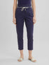 Tom Tailor Atlantic Ocean Blue Women Paperbag Trousers with Darts SKU: 1035503_11331 Image 00
