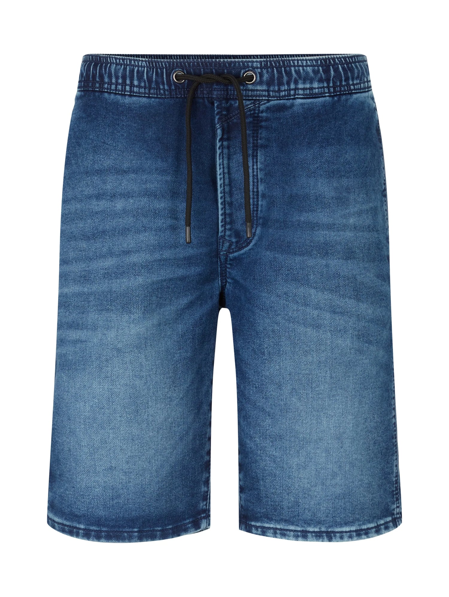 Denim Tom Tailor Tinted Blue Denim Men Denim Shorts with an Elastic Waistband SKU: 1035516_10127 Image 08