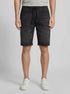 Denim Tom Tailor Used Dark Stone Black Denim Men Denim Shorts with an Elastic Waistband SKU: 1035516_10250 Image 00