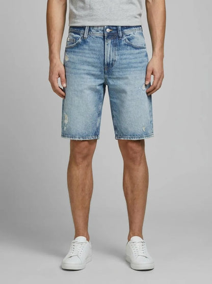 Denim Tom Tailor Destroyed Light Stone Blue Den Men Denim Shorts SKU: 1035518_10122 Image 00