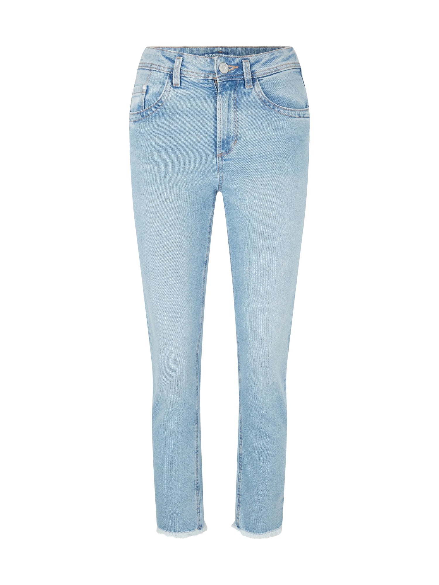 Tom Tailor Light Stone Blue Denim Women Kate Vintage Jeans with Belt Loops SKU: 1035523_10142 Image 08