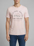 Tom Tailor Morning Pink Fine Stripe Men T-Shirt with a Print SKU: 1035549_32012 Image 00
