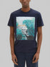 Tom Tailor Sky Captain Blue Men T-Shirt with a Photo Print SKU: 1035617_10668 Image 00